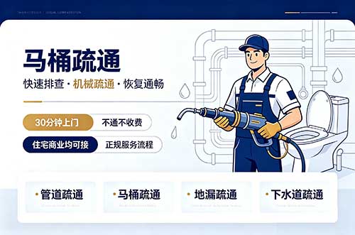 铜川马桶疏通